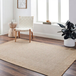 Livabliss Mirage Cottage Tan Beige Fringe Indoor & Outdoor Jute-Look Rug 200 X 275 Cm Easy To Clean, Perfect For Balcony Or Dining Room - thumbnail 6