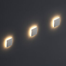 Ultra Beam Lighting Ultrabeam Square Mini Recessed Indoor Wall Light - Step And Stair Riser Light 1 Watt Led Polished Aluminium Finish - thumbnail 3