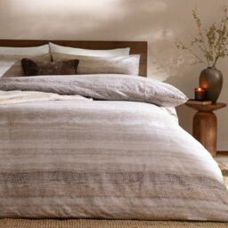 Yard Swift Brushed Cotton Duvet Sets, Natural, Double - thumbnail 2