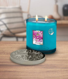 Heart and Home Heart & Home Sweet Pea Twin Wick Ellipse Soy Candle - 40 Hours Burn - thumbnail 2