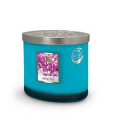 Heart and Home Heart & Home Sweet Pea Twin Wick Ellipse Soy Candle - 40 Hours Burn - thumbnail 1