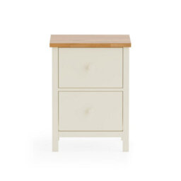 Julian Bowen Cameo 3 Drawer Bedside - Stone White - thumbnail 5