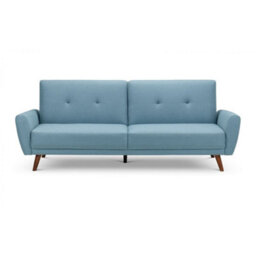 iLikeStores Sky Blue Linen Fabric Sofa Bed - 2 Seater - thumbnail 7
