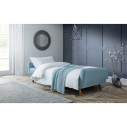 iLikeStores Sky Blue Linen Fabric Sofa Bed - 2 Seater - thumbnail 8