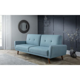 iLikeStores Sky Blue Linen Fabric Sofa Bed - 2 Seater - thumbnail 9