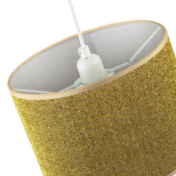 Happy Homewares Modern And Designer Mini Diamond Gold Glitter Lamp Shade 25Cm Wide - thumbnail 3