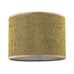 Happy Homewares Modern And Designer Mini Diamond Gold Glitter Lamp Shade 25Cm Wide - thumbnail 1