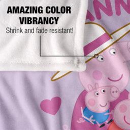 Peppa Pig Pa Pig Granny To Be Granny Pig Blanket White (One Size) - thumbnail 4