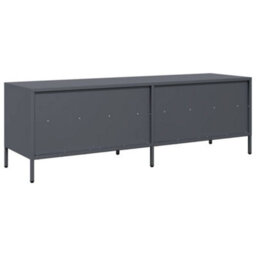 Berkfield Tv Cabinet Anthracite 135X39X43.5 Cm Cold-Rolled Steel - thumbnail 7