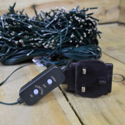 Samuel Alexander 25M 2000 Led Christmas Cluster String Lights With Timer In White & Warm White - thumbnail 2