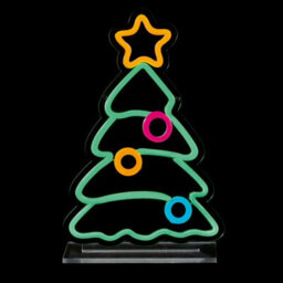 Premier Decorations Limited Neon Led Christmas Tree Light Sign Table Top Decoration Small Xmas Light 24Cm - thumbnail 3