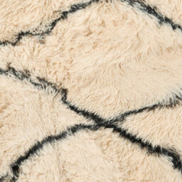 Ohs Diamond Check Fluffy Rug Floor Carpet Hallway Runner, Mono - 160Cm X 230Cm - thumbnail 6