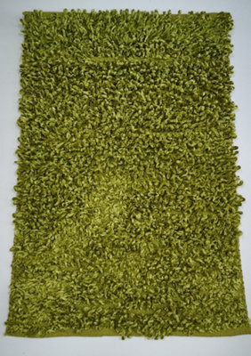 Rapport Home Oxford Shaggy Polycotton Super Absorbant Rug (88X55 Cm)