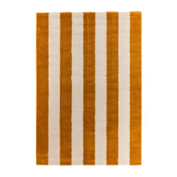 Sweeek - Indoor Rug With Ochre And White Stripes 80X140Cm - Pablo - thumbnail 2