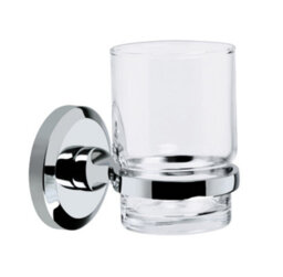 Bristan So Hold C Solo Toothbrush & Tumbler Holder Chrome Plated