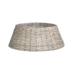 Wickerfield 2 Panel Natural Wash Wicker Christmas Tree Skirt H21 X Dia60Cm - thumbnail 1
