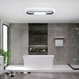 Pheashine Sleek Oval Ceiling Light 30W 6500K Cool White 48Cm Aluminum Flush Mount - thumbnail 6