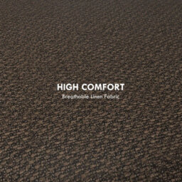 Wyld Haus Roli Linen-Look Dark Brown Round Storage Ottoman 39 X 39 X 40 Cm - thumbnail 6