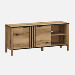 Heze Furniture Helix 2 Door Loft Style Tv Unit With Storage - thumbnail 3