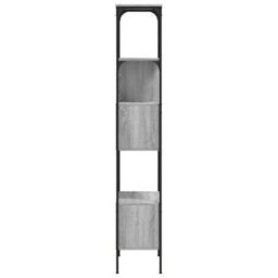 Berkfield Bookcase 5-Tier Grey Sonoma 76X33X188.5 Cm Engineered Wood - thumbnail 6