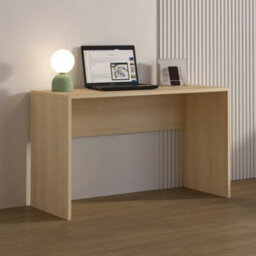 Arte Terra 03 Desk 126Cm In Oak Lindberg, Modern Home Office Desk With Spacious Work Surface For Bedrooms And Study Areas - thumbnail 1