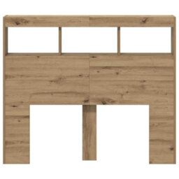 Berkfield Artisan Oak Headboard Artisan Oak Engineered Wood 120 X 17 X 102 Cm - thumbnail 6