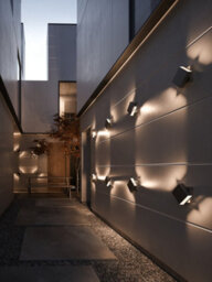 Nordlux Turn Outdoor Aluminium Wall Light 360 Shade Black,mains Led - thumbnail 7