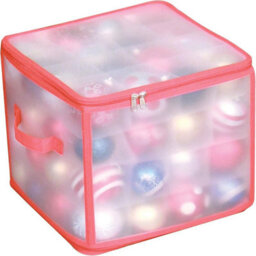 DEENZ Christmas Tree 64 Bauble Decorations Storage Box By Seasons Greetings