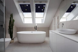 Classic Roof Blinds For Fakro / Optilight  Roof Windows, Blackout Blind, Window Code - Nightfall (78/118) - thumbnail 2