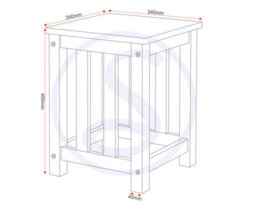 Seconique Richmond Oak Varnish 2 Stools, The Stools Are Crafted In Rubber Wood Finished In Oak Varnish - thumbnail 7