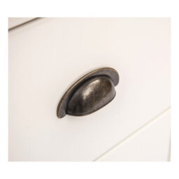Cabinet Bits Lovere 5 Drawer Chest Of Drawers Brass Cup Handle - thumbnail 7