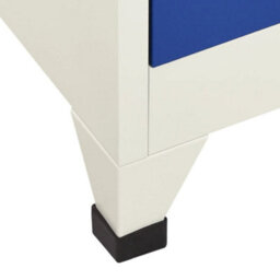 Vidaxl Locker Cabinet Grey And Blue 90X40X180 Cm Steel - thumbnail 6