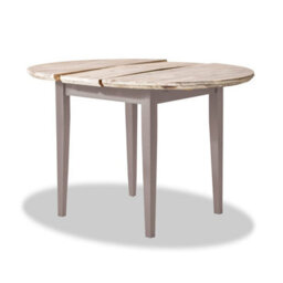 Statement Furniture Florence Round Extendable Kitchen Dining Table In Truffle - thumbnail 2