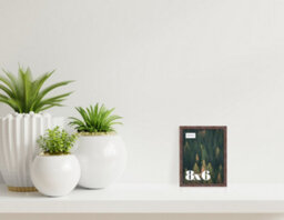 8X6 Walnut Picture Frame (15.2 X 20.3Cm) Poster, Photo, Artwork, Gallery Wall Or Print - thumbnail 2