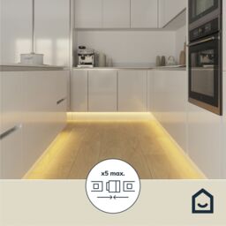 GoodHome Waldeck Mains-Powered (Plug-In) Led Warm White Strip Light Ip20 1200Lm 2700K (L)3M - thumbnail 6