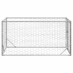 Walplus Galvanised Steel Outdoor Dog Kennel With Door 2X1X1 M - thumbnail 4