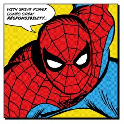 Marvel Faces Multicolour Wall Art, Set Of 3 (H)30Cm X (W)30Cm - thumbnail 4