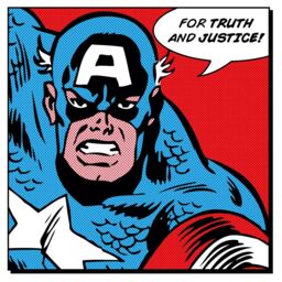 Marvel Faces Multicolour Wall Art, Set Of 3 (H)30Cm X (W)30Cm - thumbnail 6