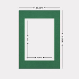 Ak Frames A1 Emerald Picture Mounts To Fit A2 Aperture Size - Mount Board Only (No Frame Included) - thumbnail 3