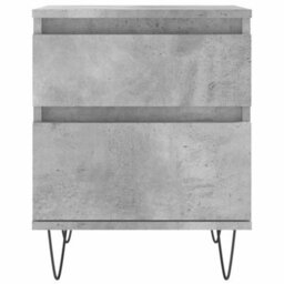 Berkfield Bedside Cabinets 2 Pcs Concrete Grey 40X35X50 Cm Engineered Wood - thumbnail 6