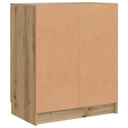 Berkfield Elegant Shoe Cabinet Artisian Oak 59X35X70 Cm Engineered Wood - thumbnail 7