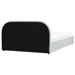 Beliani Ottoman Bed Chenille Quillien 160 X 200 Cm (Eu King Size) Light Blue - thumbnail 7