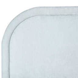 Beliani Ottoman Bed Chenille Quillien 160 X 200 Cm (Eu King Size) Light Blue - thumbnail 8