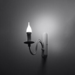 Luminosa Lighting Luminosa Minerwa 1 Light Candle Candle Wall Light White, E14 - thumbnail 2