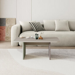 Decortie Pietra Modern Coffee Table 100Cm Soft Radius Edges Flat Panel Legs Japandi Style Multicolour Living Room - thumbnail 5