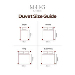 MHG Living 15 Tog Winter Duvet - Hypoallergenic Stripe Microfibre, Soft, Breathable & Machine Washable - Super King - thumbnail 9