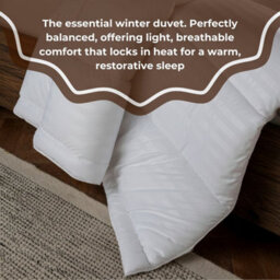 MHG Living 15 Tog Winter Duvet - Hypoallergenic Stripe Microfibre, Soft, Breathable & Machine Washable - Super King - thumbnail 3