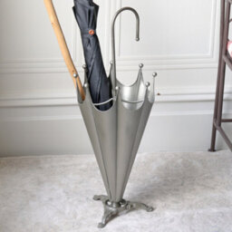 Dibor Vintage Silver Freestanding  Indoor Umbrella Holder Stand - thumbnail 2