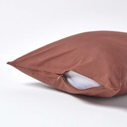 Homescapes Chocolate Continental Egyptian Cotton Pillowcase 200 Tc, 40 X 40 Cm - thumbnail 3
