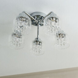 Pagazzi Lighting Pagazzi Yarrow 5 Light Polished Chrome Semi Flush Ceiling Light - thumbnail 2
